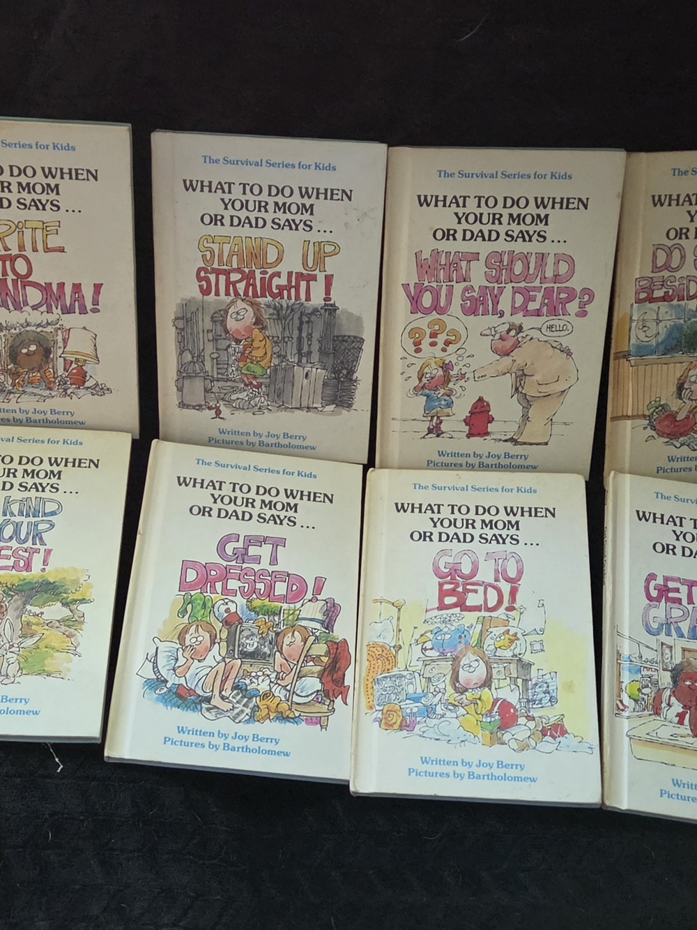 Lot Of 22 1980s Joy Berry "What To Do When Your Mom Or Dad Says..." Series
